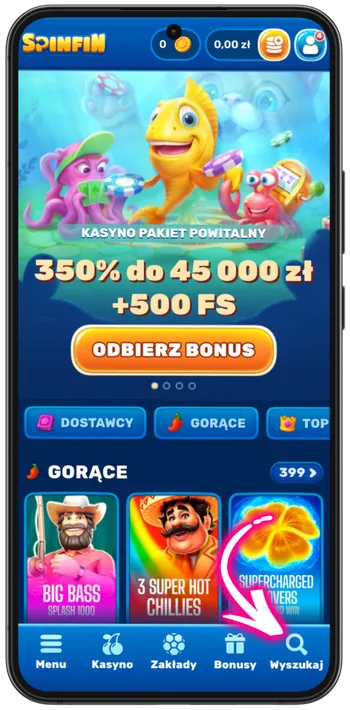 Big Bass Rock and Roll slot search in casino lobby